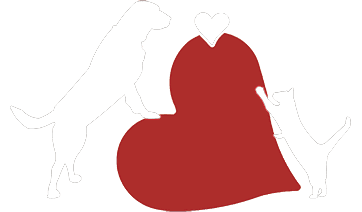 Cat And Dog Logo White